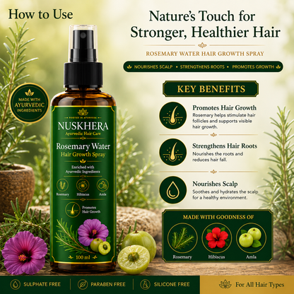 Nivkara Herbal Rosemary Hair Water Spray