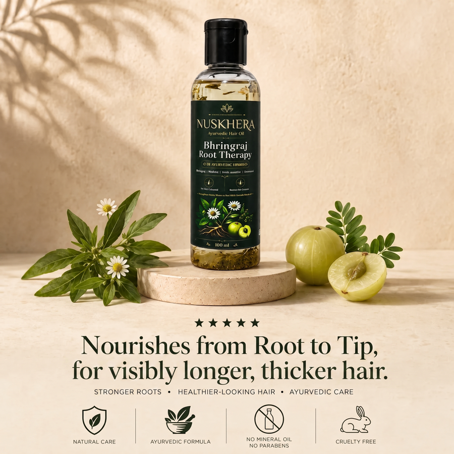 Nuskhera 19-Herb Bhringraj  Hair Oil